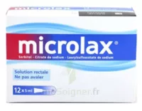 Microlax Sorbitol Citrate Et Laurilsulfoacetate De Sodium S Rect En Récipient Unidose 12récip-unidoses-can/5ml à SAINT-PRYVÉ-SAINT-MESMIN