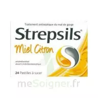 Strepsils Pastilles à Sucer Miel Citron Plq/24 à SAINT-PRYVÉ-SAINT-MESMIN